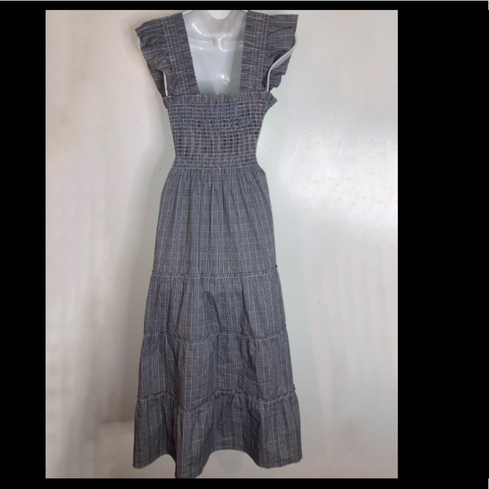 Hill House Ellie Nap Dress Tai Check NEW NWOT Small